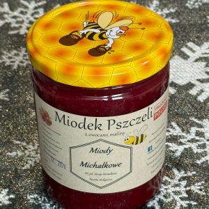 Miodek z dodatkiem maliny 550 g