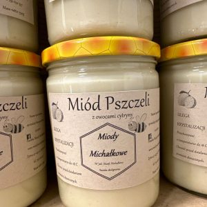 Miodek z dodatkiem cytryny 550g